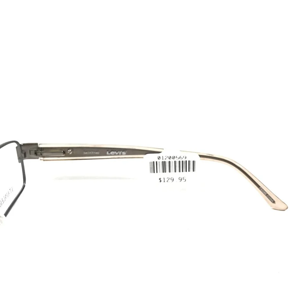 Levi's LS 544A-2 Eyeglasses Frames Brown Rectangular Full Rim 54-17-140